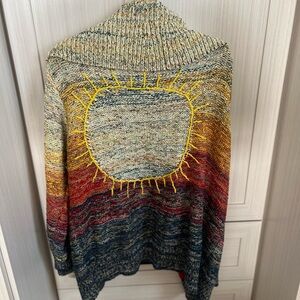 NWT Anthropologie Pilcro sun embroidered cardigan sweater 3X